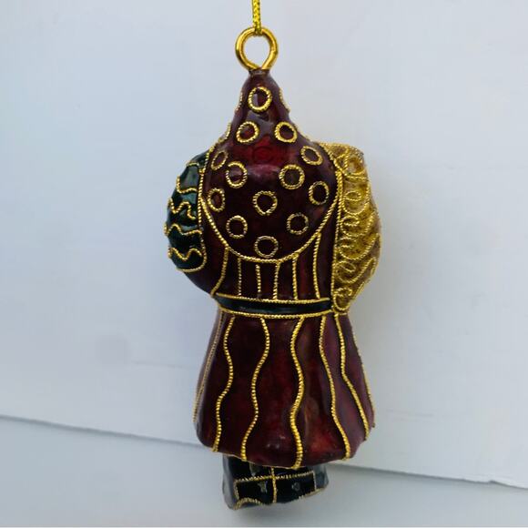 Vintage Cloisonné Bell Ornament - Picture 3 of 7